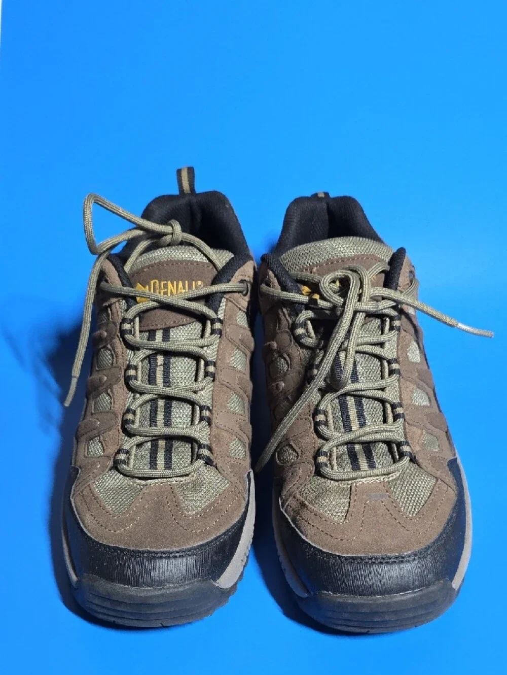 Men's Brown Suede Hiking Boots with Cushioned Support